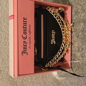Juicy Couture  Black card holder Nwt